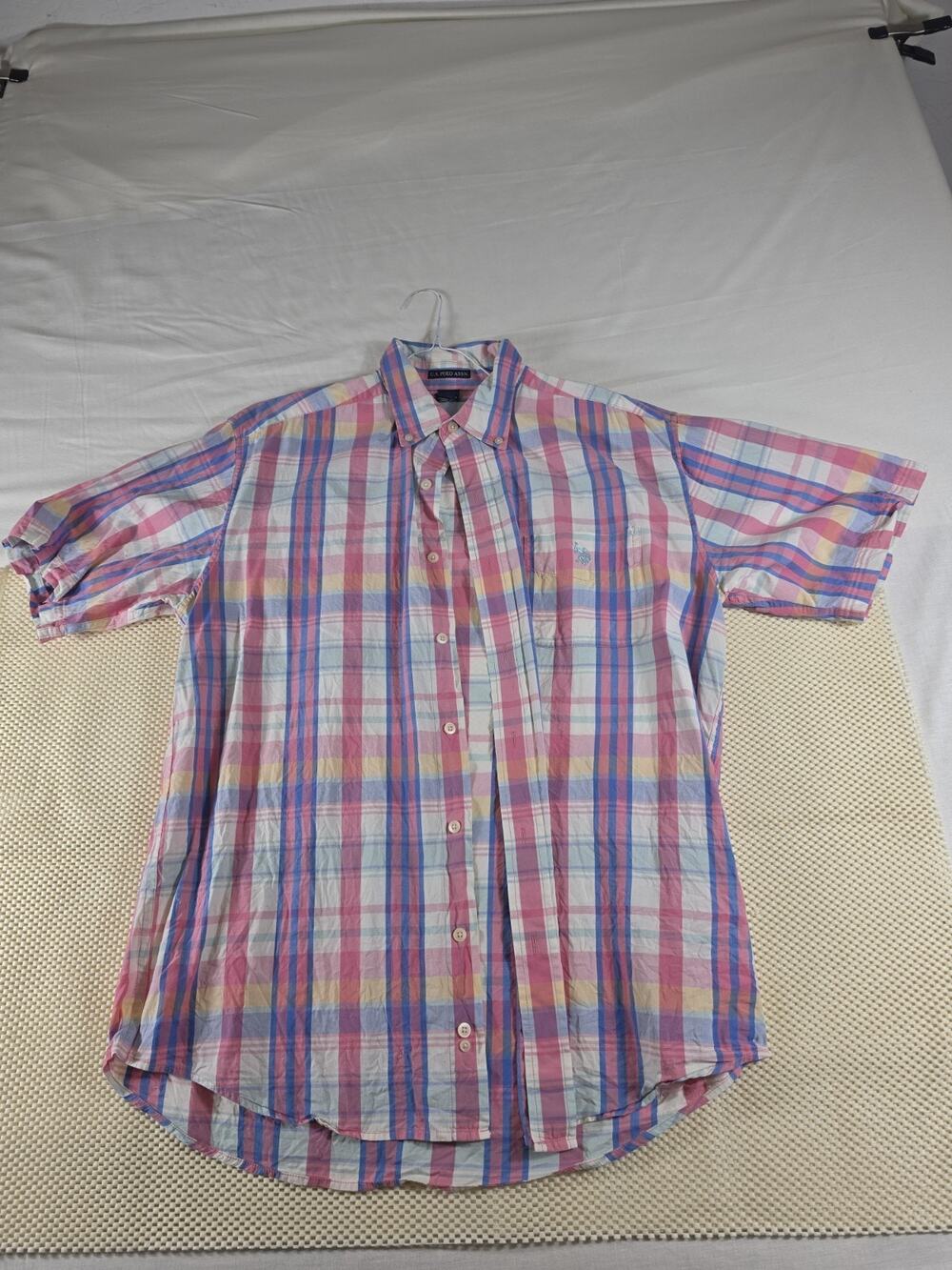 us polo assn button down shirt Plain Multicolor Medium